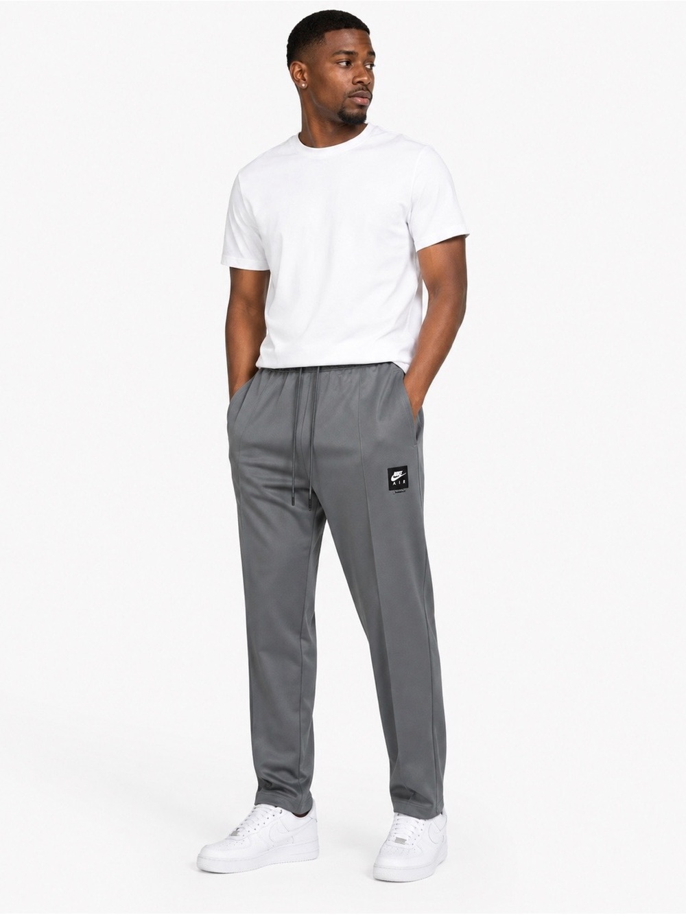 New Men's/Women/Kids Gray Nike Air Athletic Track Pants Size XL